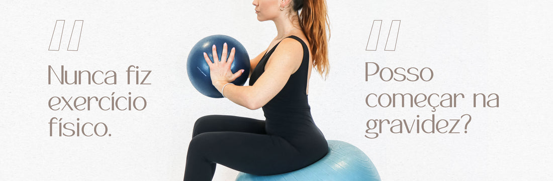 Nunca fiz exercício físico. Posso começar durante a gravidez? 🤰🏻