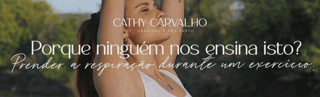 Porque ninguém nos ensina isto? Prender a respiração durante um exercício.