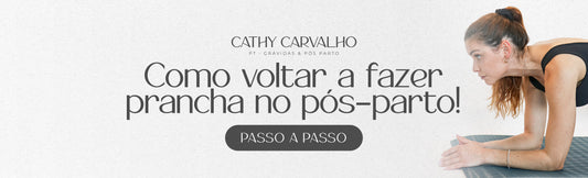Passo a passo para voltares a fazer prancha no pós-parto 👀